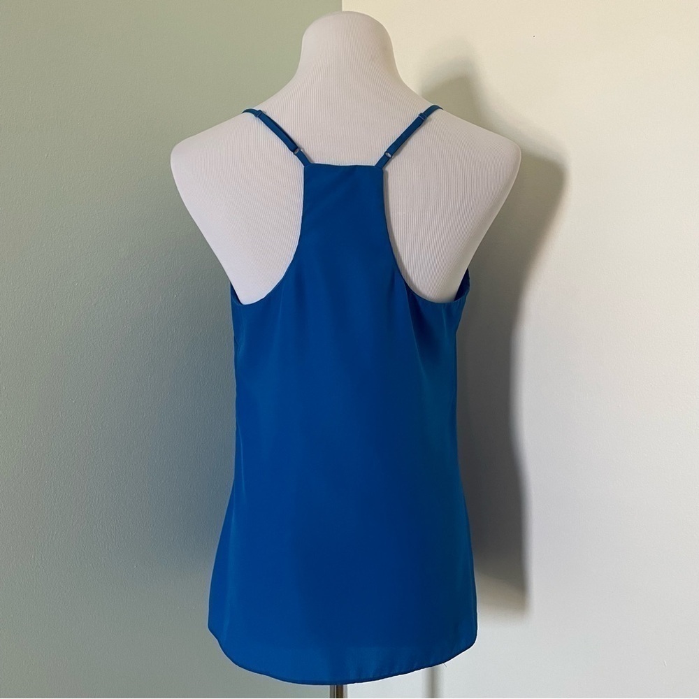 J. Crew Women’s Racerback Cami Tank Top Blue Size 8 - Picture 7 of 10